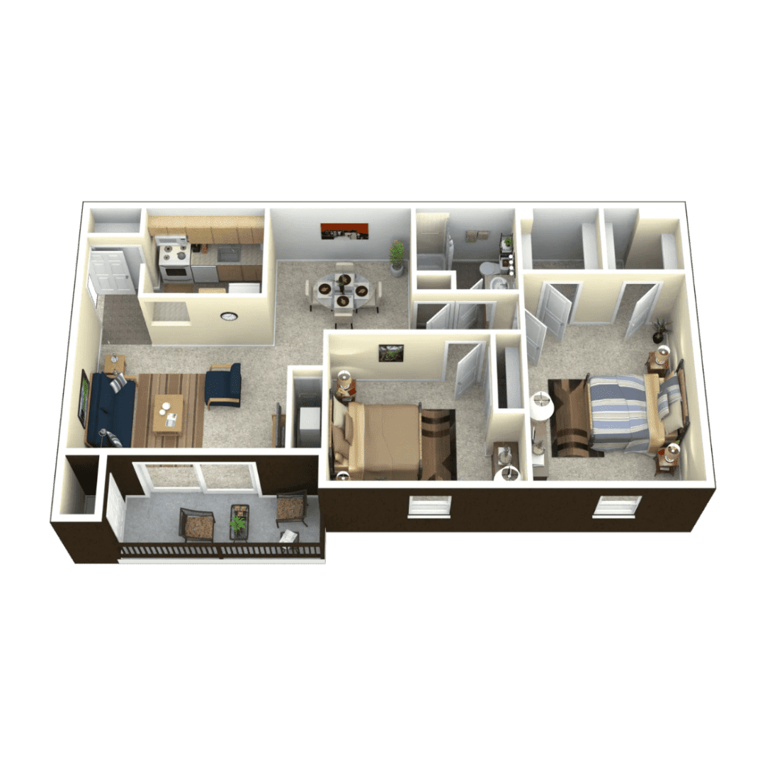 Hampton 2 Bed