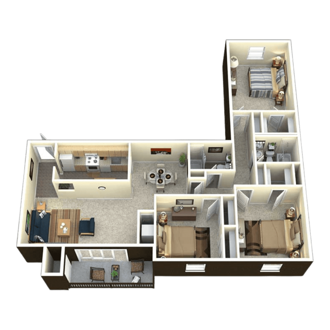 Summerridge 3 bed 2 bath